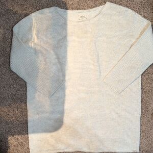 Aritzia Wilfred Soft Cream Crew Neck Sweater